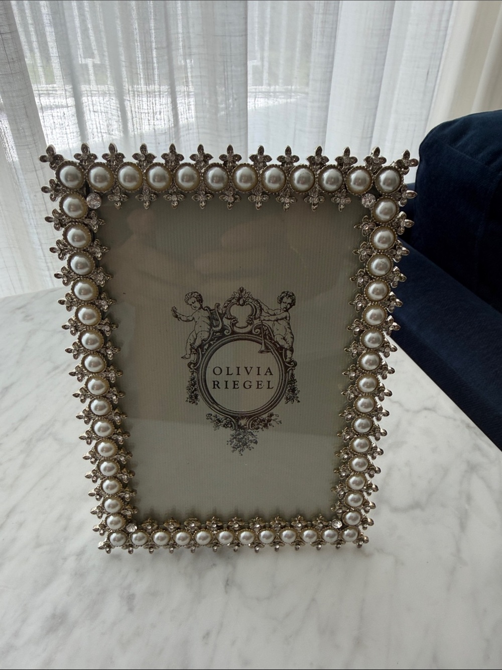 Olivia Riegel Pearl and Gold Decorative Picture Frame - Picture 2 of 3